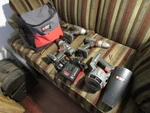 Porter Cable Drill Set Kit Bag Impact Driver Vaccum Charger Battery Tools 18V. Fixed Price $75.00.