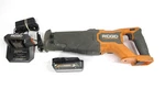Ridgid R8647 18V Brushless Reciprocating Saw W/ Battery & Charger. Fixed Price $76.05.