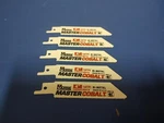 Mk Morse RB418T50 PT#400268 Master Cobalt Recip Saw Blade, In. X 18TPI, Pc.. Fixed Price $12.82.