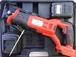 Avhrit Cordless Reciprocating Saw 6 Blades 1 Battery For Wood Metal W/case. Fixed Price $79.00.