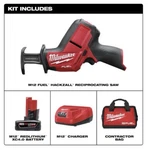 Milwaukee M12 Fuel 2520-21XC Cordless Hackzall Reciprocating Saw Kit. Fixed Price $184.99.