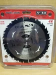 Toolman 7-1/4" 5/8" Arbor 24T Table Circular Saw Blade Carbide Tip Wood Cutting. Fixed Price $9.89.