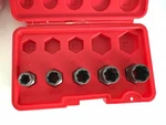 Craftsman 5-PIECE Nut & Bolt Extractors Sizes #3-5-7-9-10 In Red Storage Case. Fixed Price $15.95.