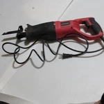 Tool Shop 241-9865 Corded Electric Reciprocating Saw Red Black 120V Blades. Fixed Price $19.79.