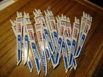 Lenox 634R 6" 4TPI Fast Wood Cutting Reciprocating Saw Blade 17 Pcs Usa. Fixed Price $22.99.