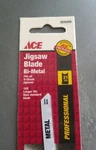 Swiss Made Jig-saw Blade, 21 Tpi Metal, Bi-metal Ace 2035426, New, U-shank. Fixed Price $6.99.