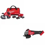 Milwaukee 2829-22+2880-20 M18 Fuel Band Saw Kit W/ Grinder. Fixed Price $525.20.