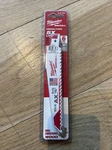 Milwaukee 6 In. 5 Tpi Ax Nail-embedded Wood Cutting Sawzall Reciprocating. Fixed Price $15.96.