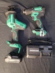 Metabo DS18DEX Drill & CR18DA Reciprocating Saw 2.0AH Battery Charg (25863-11). Fixed Price $159.00.