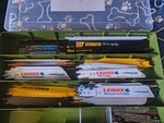 Lenox Power Blast & Dewalt Bi-metal Reciprocating Saw Blades 18 Tpi Set. Fixed Price $225.00.