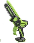 Greenworks 24V 6 Inch Brushless Mini Chainsaw Cordless Pruning Saw. Tool Only. Fixed Price $75.00.
