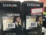 High Yield Lexmark 12A7405 Black Toner Cartridge E321 Genuine Sealed Box. Fixed Price $139.31.