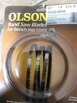 57" Olson Wood Band Saw Blade 1/4" .014" 6 Hook WB55357 Made In Usa. Fixed Price $14.99.