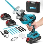 Seesii Cordless Reciprocating Saw, 3500RPM, 2X4.0AH Batteries, 8 Blades. Fixed Price $94.41.