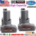 6.0AH 12V Battery For Ridgid L1240 AC82048 R82048 R86048 130446007 130446011 Usa. Fixed Price $22.99.