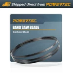 Powertec 13191 80 Inch X 1/4 6 Tpi Bandsaw Blades For Woodworking, Pk. Fixed Price $11.99.