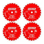 Freud Diablo 6 1/2 Inch 24 Tooth Framing Saw Blade Bundle Pack Red. Fixed Price $58.09.