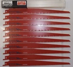Bahco 3840-228-6-SL-10P 9" 6TPI Wood Cutting Recip Blades 10PC. Fixed Price $13.50.