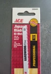 Swiss Made Bi Metal Jigsaw Blade 10 Tpi Fine Hardwood, Ace 2035434, New, U-shank. Fixed Price $6.99.