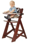 Keekaroo Adjustable Height Right Mahogany High Chair. Fixed Price $235.95.
