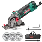 Mini Circular Saw, Hychika Compact Tile With 3 Blades 4A.... Fixed Price $75.65.