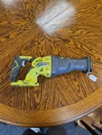 Ryobi One+ P516 Cordless 18V Reciprocating Antivibe Cutoff Saw, Used. Tool Only. Fixed Price $39.99.