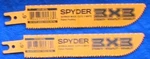 2 Pack! -spyder 6 Inch 10 X 14 Tpi Reciprocating Saw Blades Total. Fixed Price $12.89.