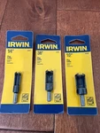 Irwin Plug Cutter Set 1/4" 3/8" 1/2" 43804 43806 43808. Fixed Price $19.99.