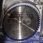 Kobalt 10 60 Teeth Fine Finish Carbide Table Saw Blade Set, 2-PACK. Fixed Price $22.99.