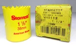 1980S Vintage Starrett VH0112 1-1/2" (34MM) Hss Bi-metal Hole Saw A2 A10 Arbors. Fixed Price $17.00.