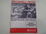 Rockwell Delta Stationary Power Tools Catalog 1967 Table Band Saw Drill Joiner. Fixed Price $19.99.