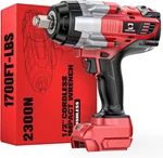 Cordless Impact Wrench 1/2 Inch Compatible With Milwaukee 18V Battery: 1700FT-LB. Fixed Price $218.72.