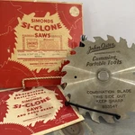 Vtg Simonds Si-clone Circular Saw Blades Planer Steel 6 3/8 B53547 Used. Fixed Price $17.65.