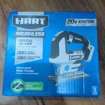 New Hart HPJS25 Jigsaw 20V Battery-powered Brushless Orbital (tool-only). Fixed Price $72.99.