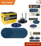 36 Grit 3" Grinding Discs Set - Ideal For Wood, Metal & Rust Removal. Fixed Price $45.99.