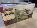 Central Machinery 16" Variable Speed Scroll Saw 62519 W/ Blades. Fixed Price $50.00.