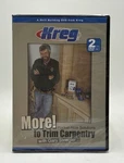 Kreg More Pocket Hole Solutions To Trim Carpentry W/gary Striegler Dvd *new*. Fixed Price $14.99.