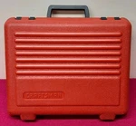 Sears Craftsman 9 14710 Sabre Jig Saw Red Plastic Carry Case With Handle Ec. Fixed Price $15.95.