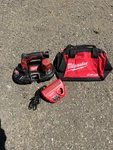Milwaukee Band Saw Cat No 2429-20 With Battery + Charger. Fixed Price $139.00.