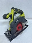 Used Ryobi 3-3/8 Inch Carbide Circular Saw W/ Blade Tool Only #X3. Fixed Price $38.00.