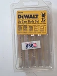 Dewalt DW3798 Jig Saw Blade Set: 10/12/18/24/6, 15 Pk. Fixed Price $9.95.
