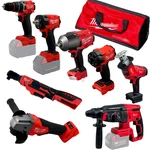 Milwaukee M18 Cordless Big Discount Screwdriver 9-PIECE Combo Power Tools Set. Fixed Price $335.34.