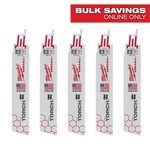 6 In. 10 Tpi Torch Thick Metal Cutting Sawzall Reciprocating Blades (5-PACK). Fixed Price $20.76.