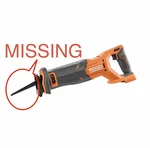 Ridgid 18V Cordless Reciprocating Saw (tool Only) Missing Blade See Pics. Fixed Price $54.95.