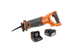Ridgid 18V Cordless Reciprocating Saw Kit With 4.0 Ah Battery And Charger R8646K. Fixed Price $70.99.
