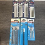 Bosch T-shank Jigsaw Blade Lot T345XF T123X T118A T301CHM 7 Packs. Fixed Price $44.00.