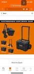 Ridgid Pro Gear Gen 2.0 All-terrain Rolling Tool Box 9" Heavy Duty Wheels. Fixed Price $29.99.