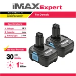 2X 18V 2AH Xrp Li-ion Battery For Dewalt DC9182, DC9181, DC9180. Fixed Price $80.49.
