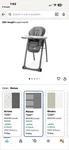 Graco TABLE2TABLE Premier Fold 7-IN-1 High Chair Ari. Fixed Price $90.00.