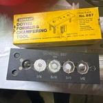 Vtg. General Dowel Former & Chamfering Tool Old No. 887 W/ Box Instruction. Fixed Price $22.00.